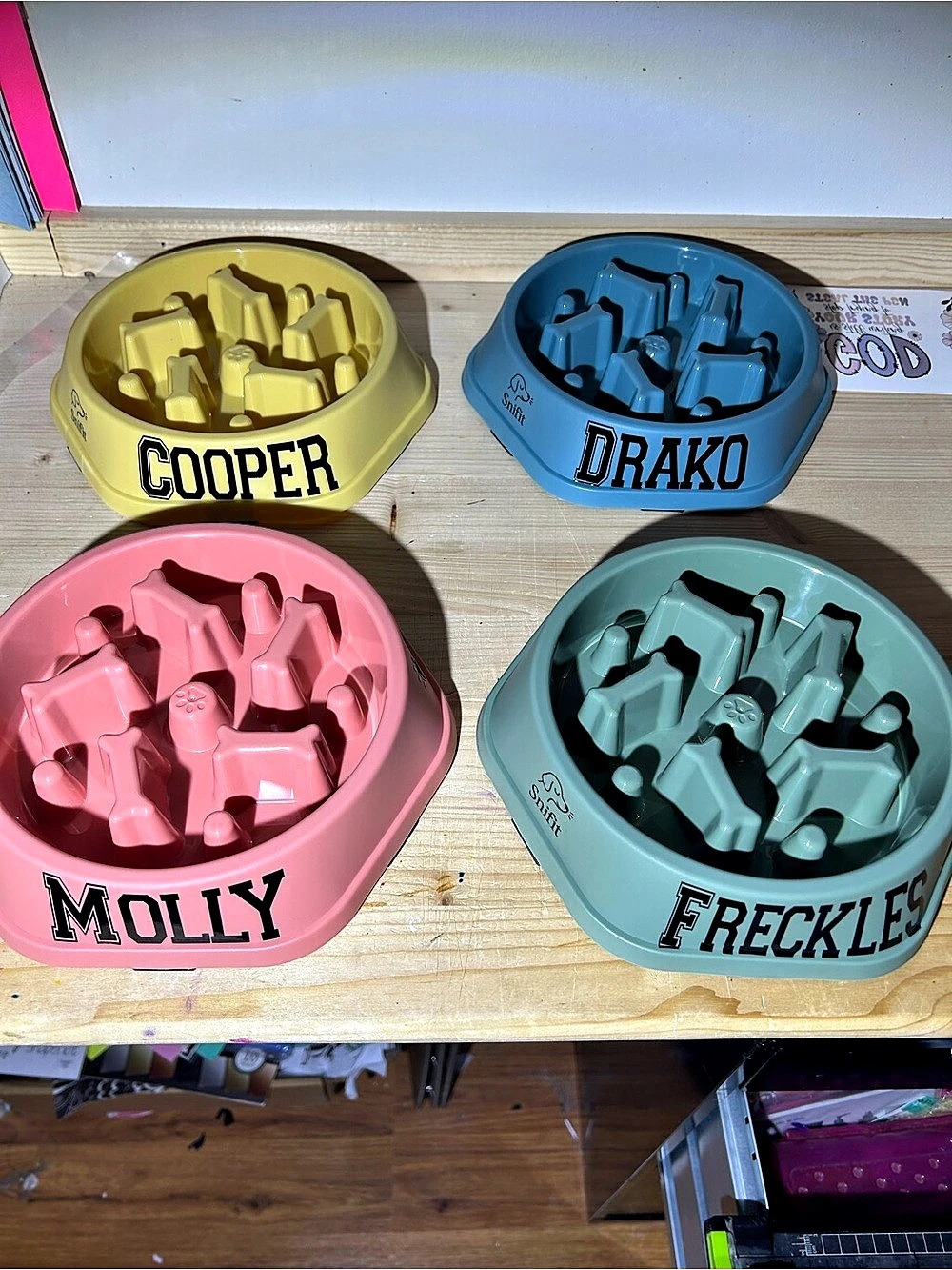 Snifit Interactive Slow Feeder Dog Bowls